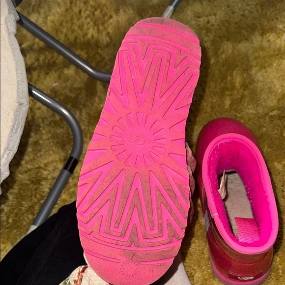 UGG Bright Pink Boots Womens 8 - Picture 3 of 8